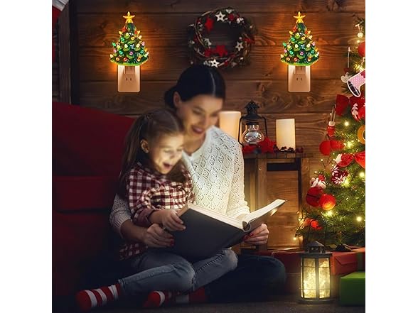 KISIQI 2Pk Christmas Night Lights