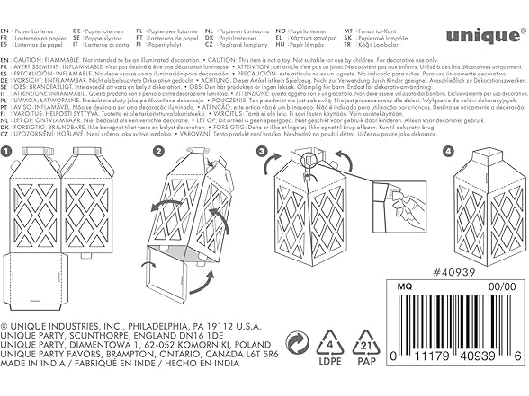Light Green, Dark Green & White Paper Lanterns