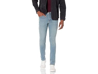$8.99, Was $27.90, 67% Off! Amazon Essentials Men's Skinny-Fit Stretch Jean dealfomo