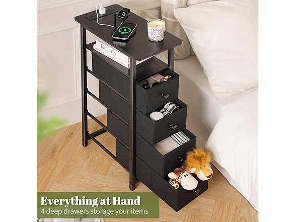 Yoobure narrow nightstand