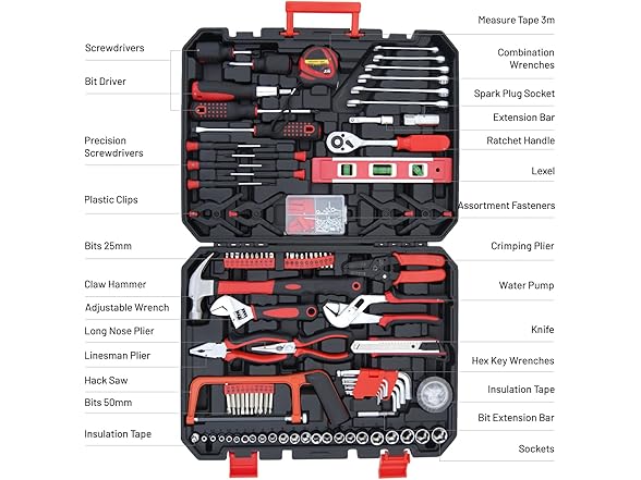 Hantinstom 237-Piece Household Tools Kit