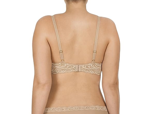 Natori Womens Feathers Contour Plunge