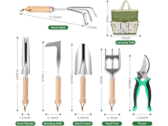 Wevelel Gardening Tool Set