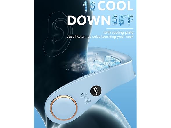FWV Face Fan Neck Cooler Around the Neck