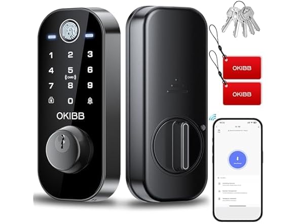 OKIBB Smart Keyless Entry Door Lock