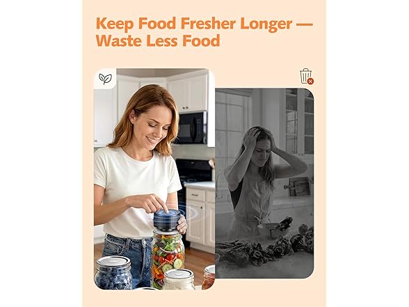 Electric Mason Jar Vacuum Sealer Kit