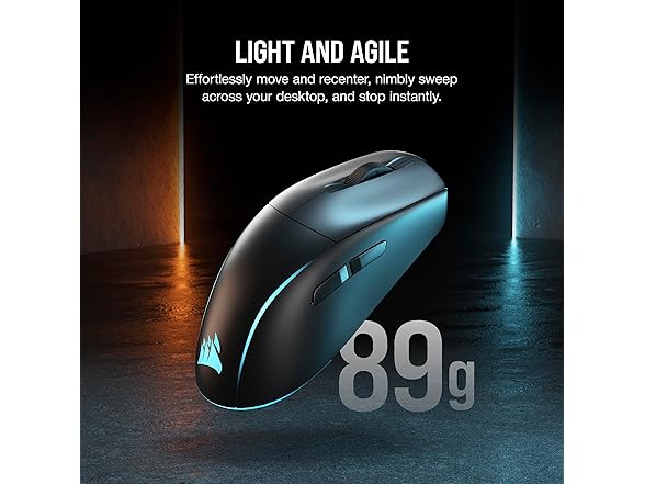 Corsair M75 Wireless RGB Gaming Mouse, Black