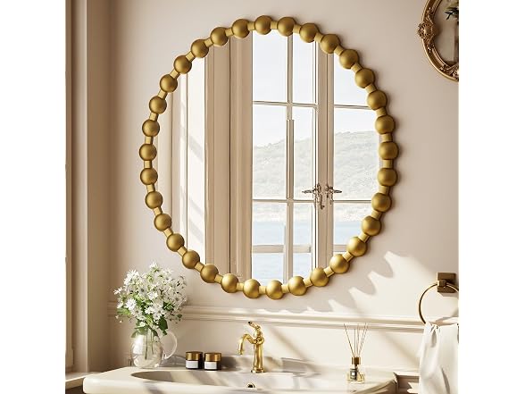 Easly Round Mirror for Wall