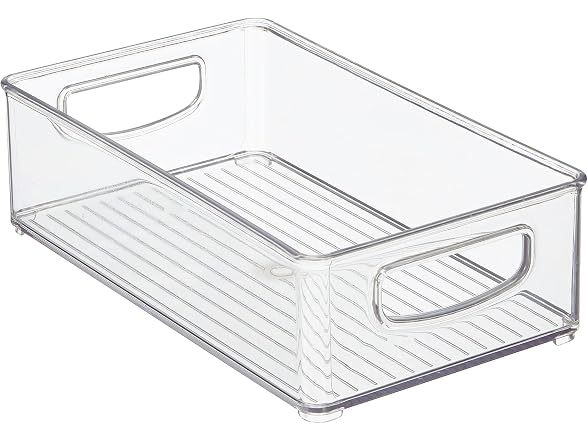 iDesign Stackable Pantry Bin with Handles