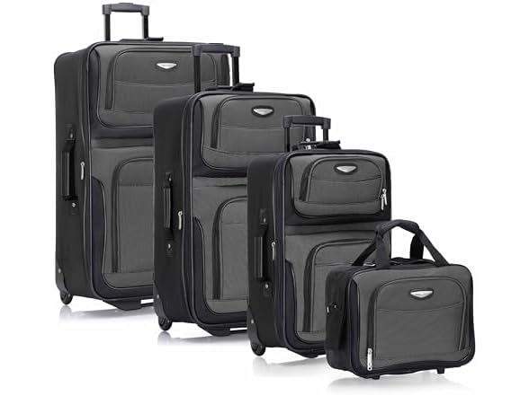 Travel Select Amsterdam Softside Luggage, 4-Piece Set (15/21/25/29)