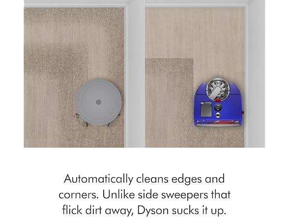 Dyson 304619-01 Robot Vacuum 12 Cleaning Path Purple