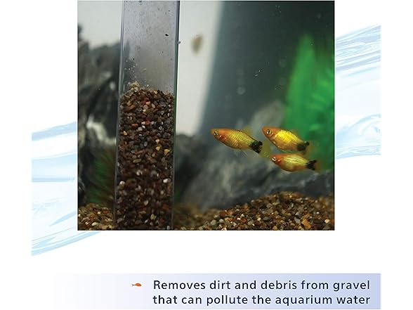 Aqueon Aquarium Siphon Vacuum Gravel 