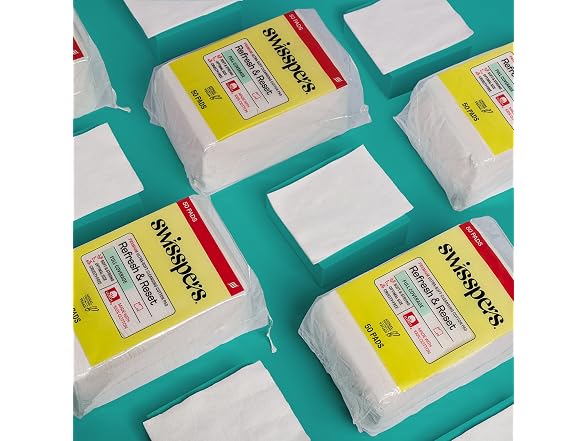 Swisspers Facial Cleansing Cotton Pads 3pk