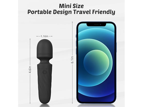 KINGWAND Mini Massager 10 Vibration Modes