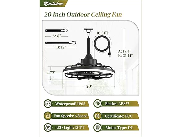 Fanbulous Outdoor Ceiling Fan