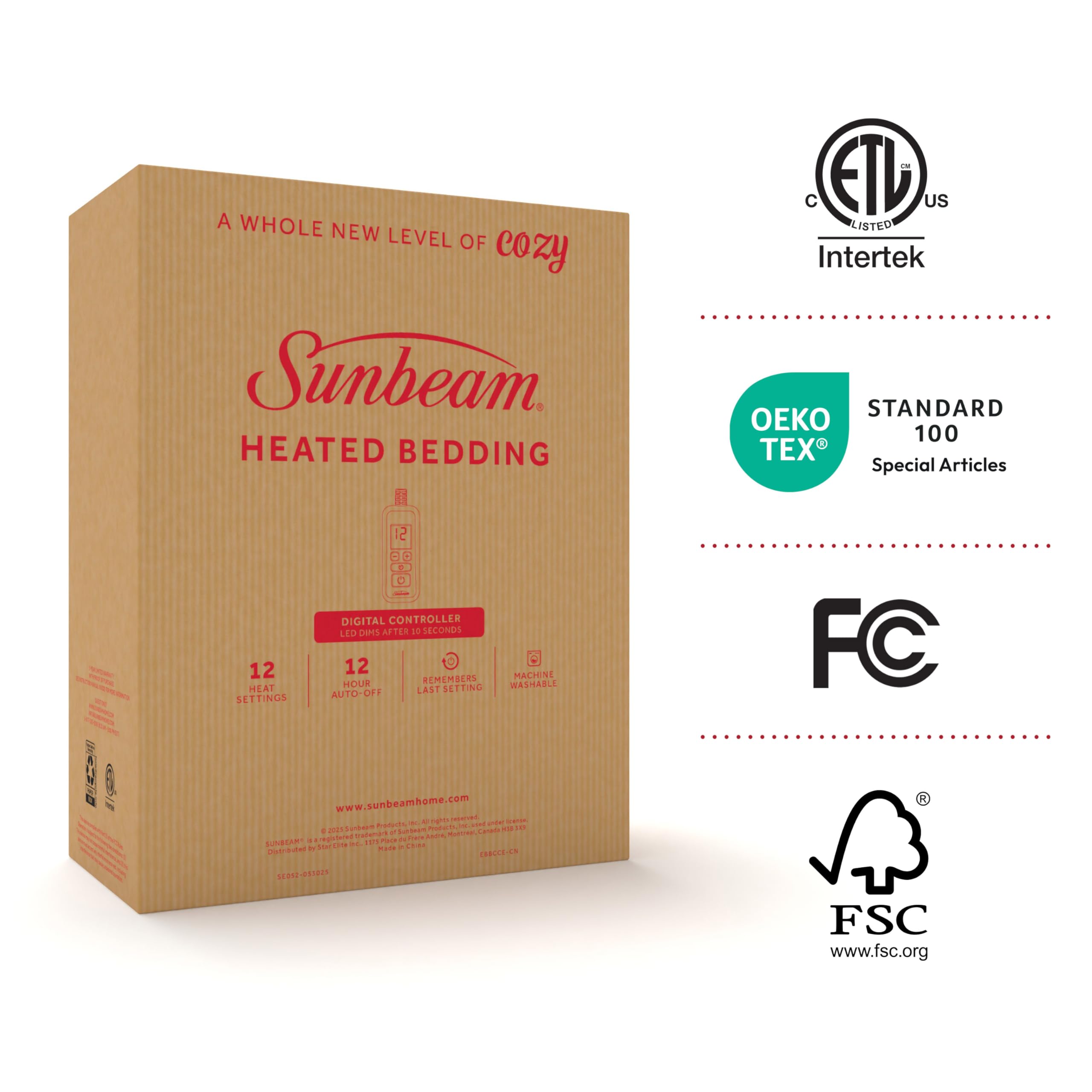 Sunbeam Royal Posh Night Fog Heated Blanket - Gallery 20