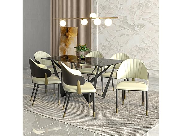 LeisureMod Aria Series Dining Chair