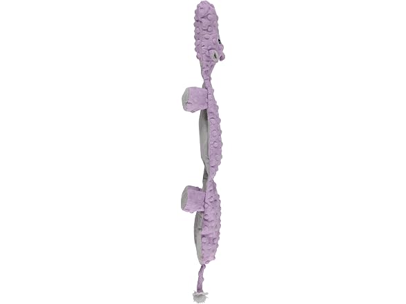 Cudlie Stuffless Plush Dog Toy- Hippo