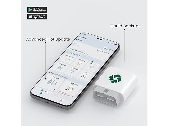 DFirst OBD2 Scanner Bluetooth Fixd Car