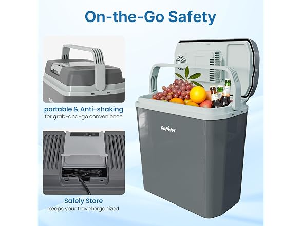 SUNVIVIPRO 21QT Car Fridge with Handle