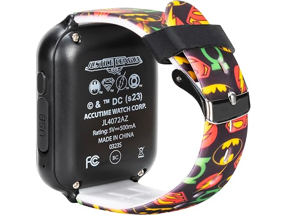 Accutime Boys 40mm Justice League Kids Smart Watch
