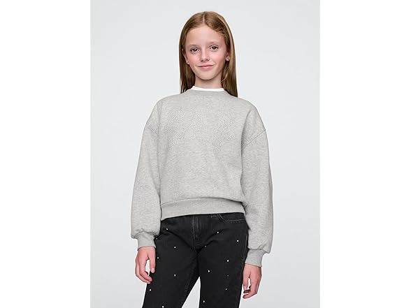 GAP Girls Logo Crew Sweatshirt