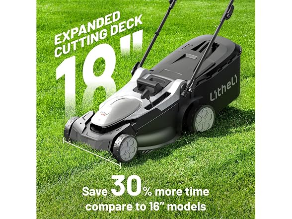 Litheli 18" Electric Self Propelled Lawn Mower