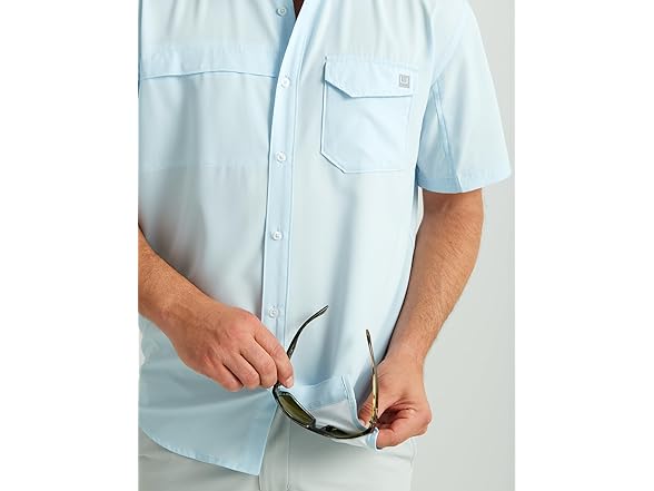 HUK Mens Tide Point Button Down