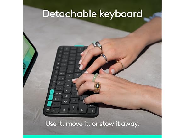 Logitech Flip Folio, Keyboard Case for iPad Pro