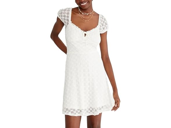 AEROPOSTALE Women's Eyelet Mini Dress