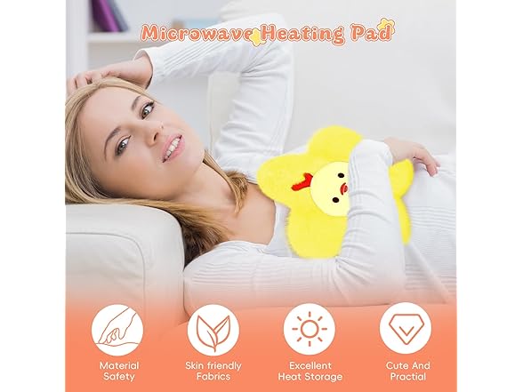 Microwavable Heating Pad for Period Cramps