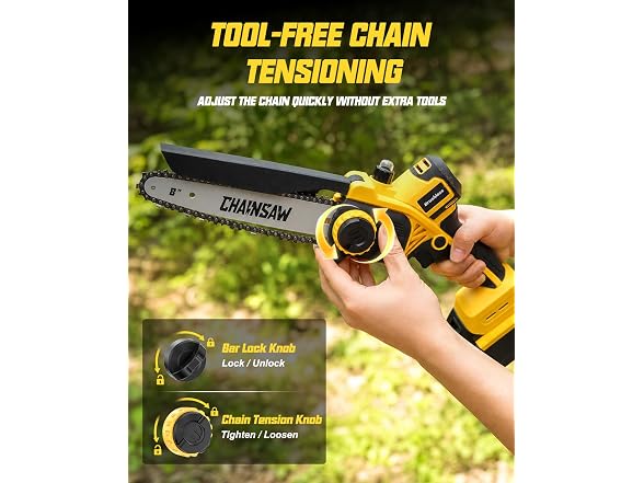 Yaxtron Electric Mini Chainsaw