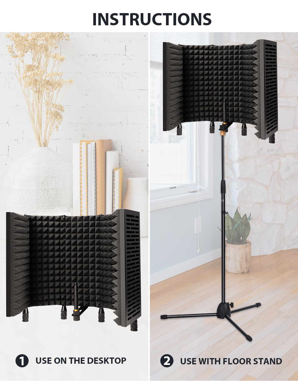 Professional Vocal Isolation Shield - Gallery 25