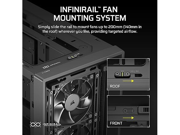 CORSAIR 4000D RS Frame Modular Mid-Tower PC Case