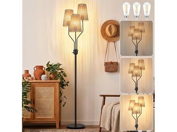Bairth Reading Floor Lamp Black