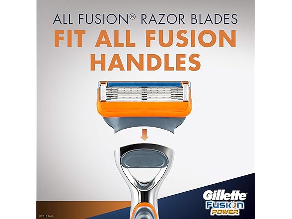 Gillette Fusion Power Men's Razor Blade Refills, 8 Count