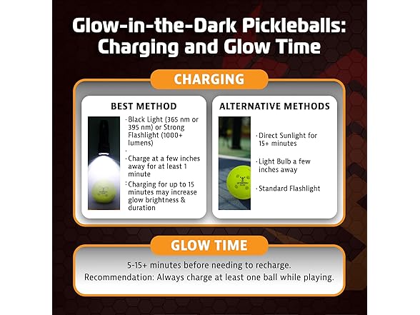 SCORPION 3-Pack Glow The Dark Pickleballs