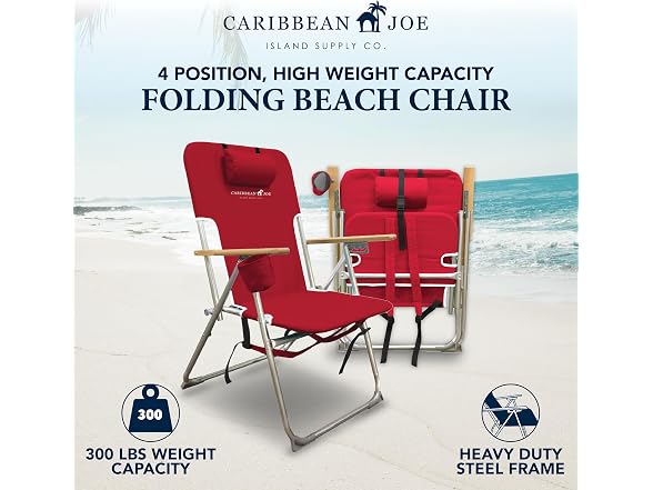 CARIBBEAN JOE 300lb Capacity Chair