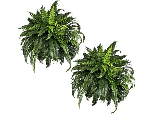 NeosCA Set of 2 Artificial Boston Fern