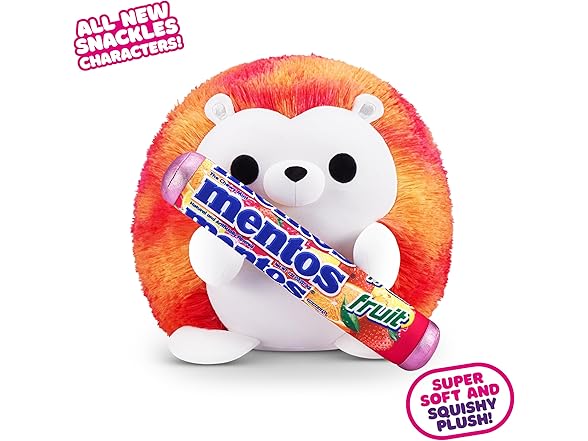 Snackles Hedgehog & Mentos 8 Inch Plush