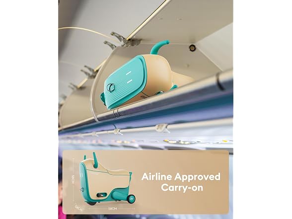 Gyroor GNU Kids Ride On Airplane Suitcase