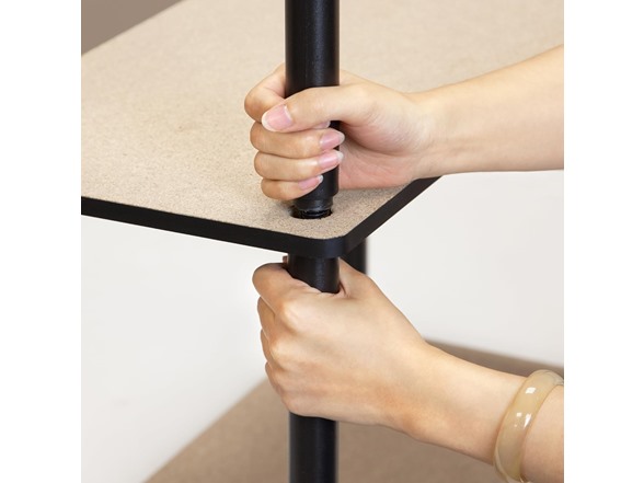 Furinno 3-Tier Turn-N-Tube Shelf Display