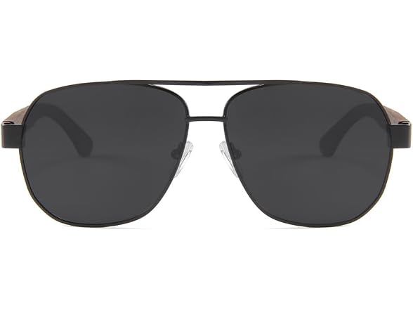 Tucci Italy Black Aviator Sunglasses