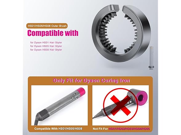 Outer Filter Cleaning Brush for Dyson