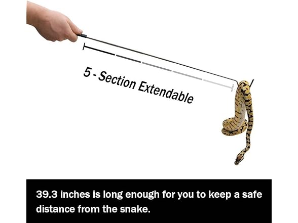 ayamaya Collapsible Snake Hook Extend to 39.