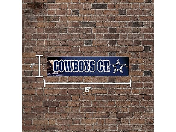 Dallas Cowboys Street Sign Decor
