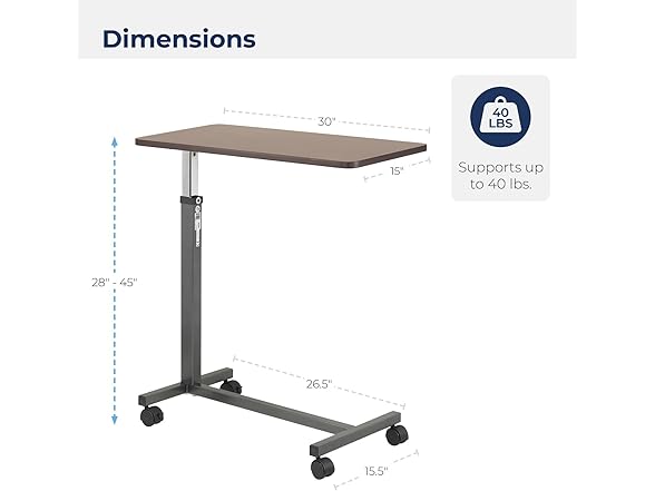 Drive Medical Overbed Table