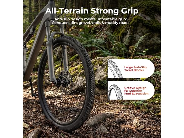 JUCEO 24/26in MTB Bike Tires Tubes Set