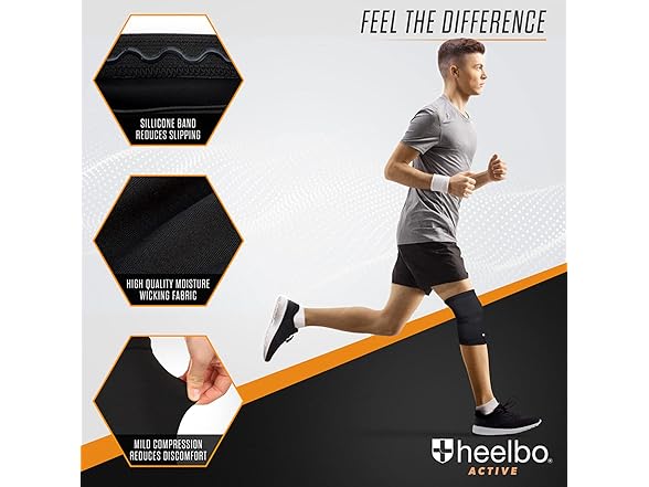 Heelbo Heelbo Knee Compression Sleeve with Copper