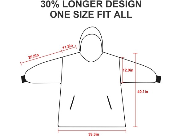 Wearable Blanket,Oversized